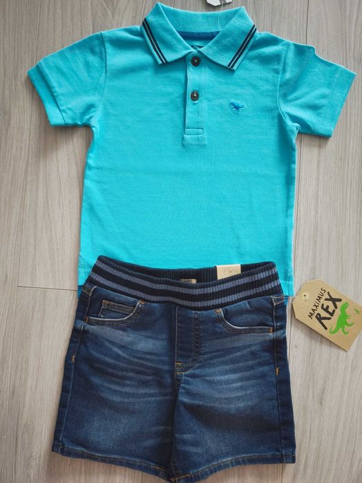 Чисто нова тениска Next момче 12-18 месеца