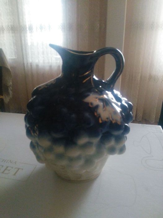 Фарфоровый кувшин/графин "Виноград в корзине"