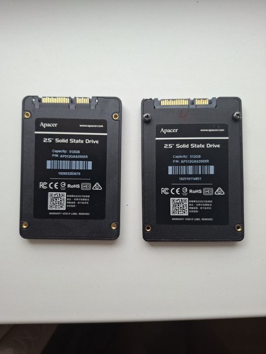 SSD накопитель Apacer AS350X 512 ГБ
