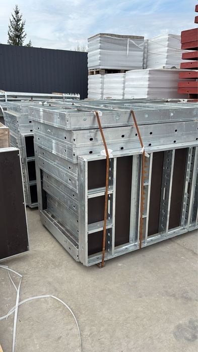 Cofraje metalice set 100mp hunnebeck rasto panouri metalice stalpi