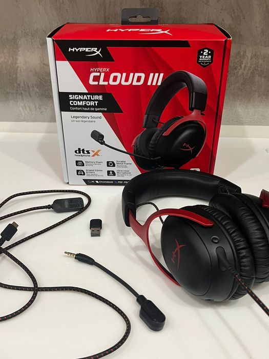 Оригинал HyperX Cloud III / Коробка / Идеальное состояние