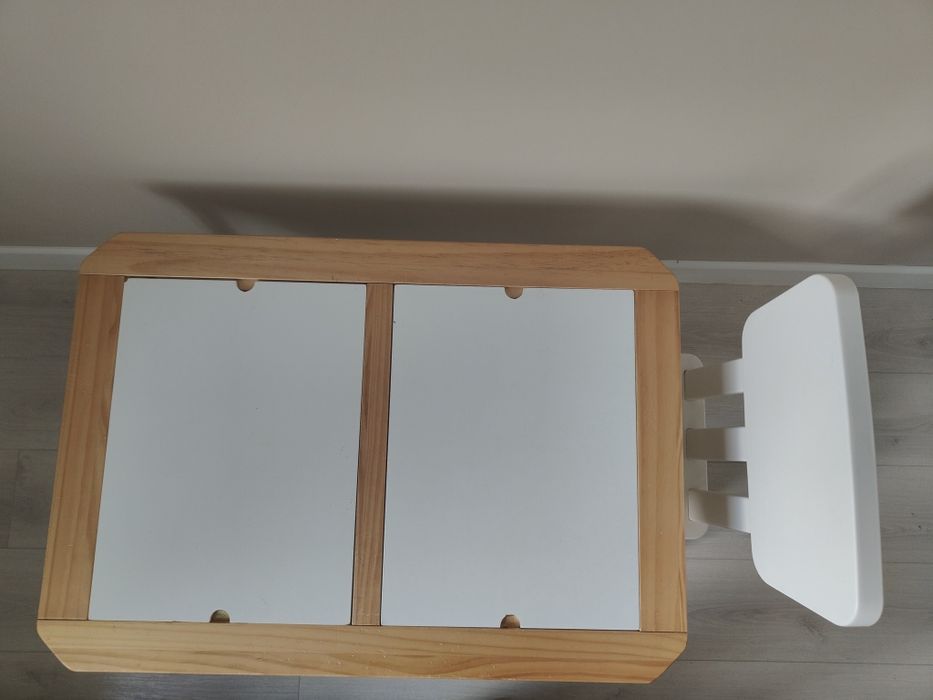 Masa lemn cu scaun Ikea copii