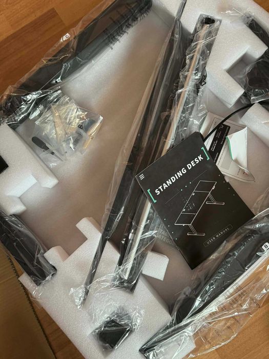 Електрическо регулируемо бюро OffiGo 160 см – Черно | 3 memory позиции