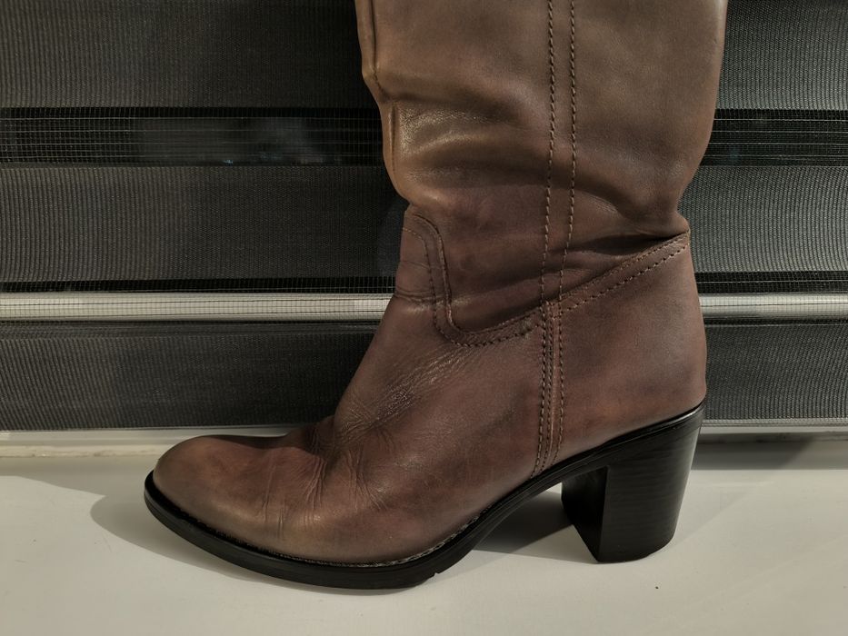 Дамски ботуши естествена кожа