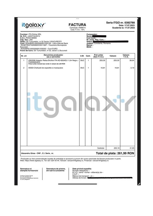 Imprimanta termica Brother PJ-863