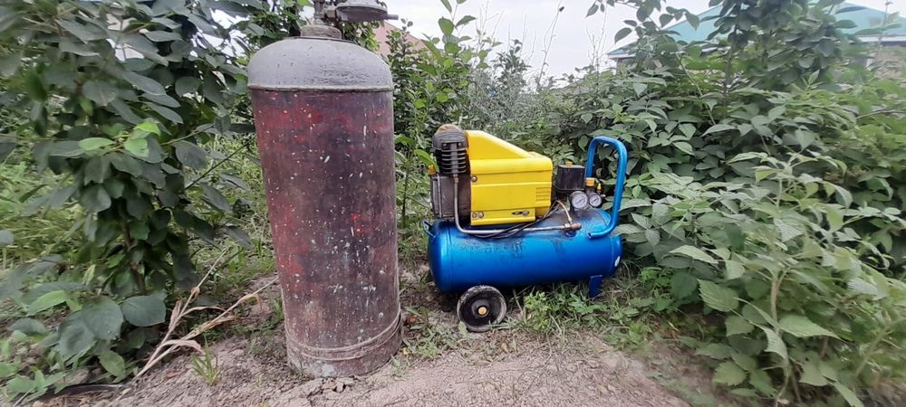 Газ баллон су матор