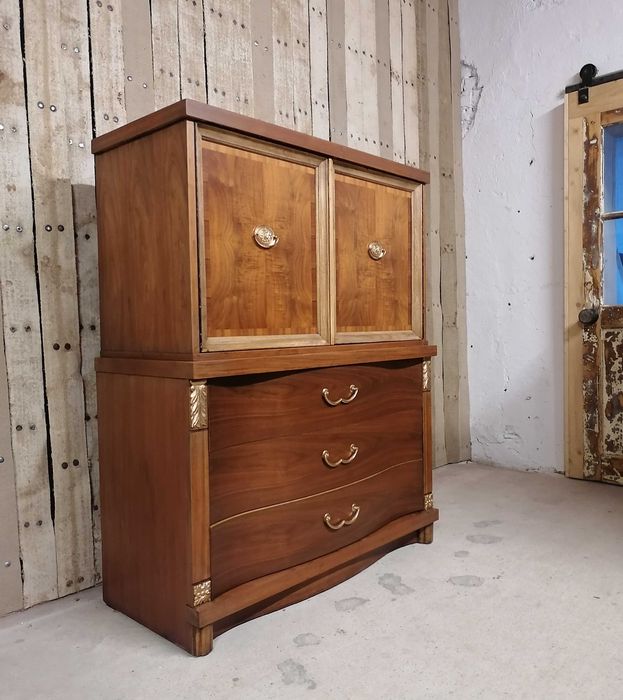 Comoda veche design BASSETT FURNITURE stil Mid Century  (1960) /Dulap