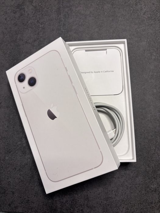 Apple iPhone 13, 128GB, Starlight + 5 калъфа подарък