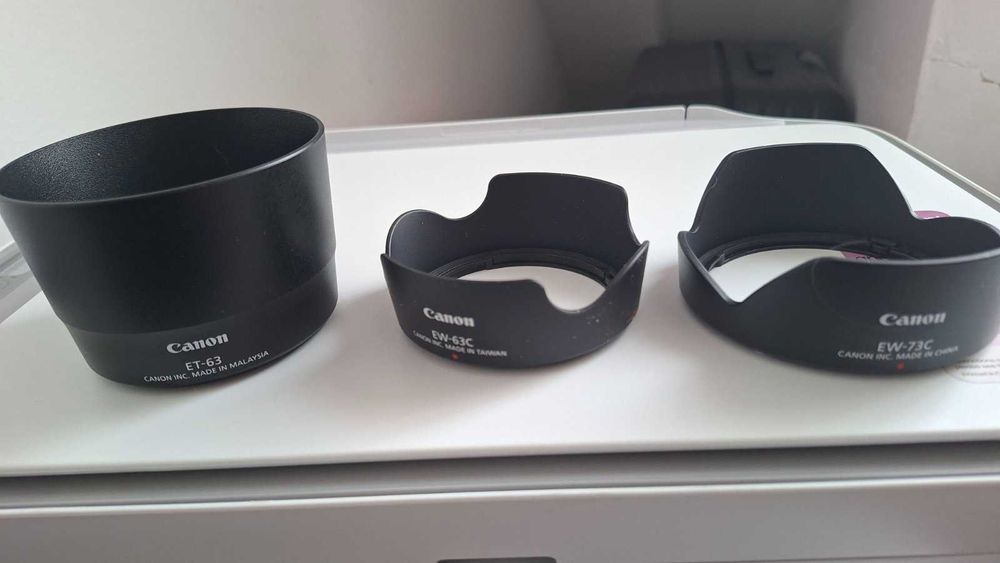 Продавам три обектива за Canon DSLR