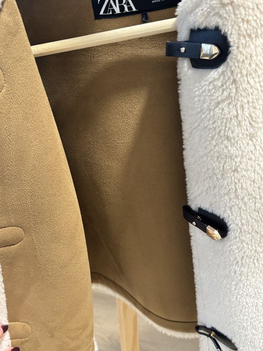 Дамско яке ZARA – тип teddy / еко пух