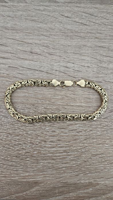 Set Aur 14K Bărbătesc masiv - Model Bizantin / Regal