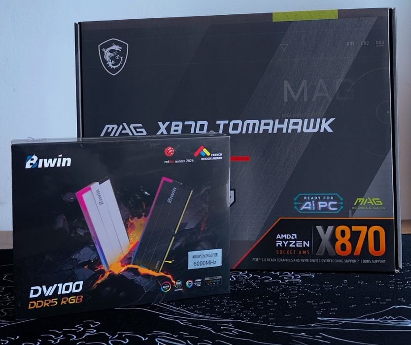 ТОПОВЫЙ AM5: MSI MAG X870 Tomahawk WiFi + 48GB (2х24гб) DDR5