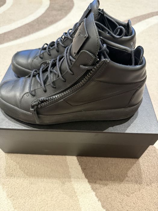 GIUSEPPE ZANOTTI Birel Vague Nero Mid Rise Sneakers Black