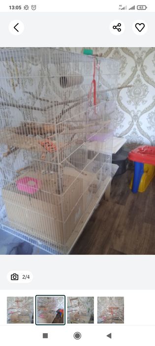 Большая клетка для попугаев