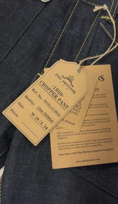 Blugi Pike Brothers chopper pant