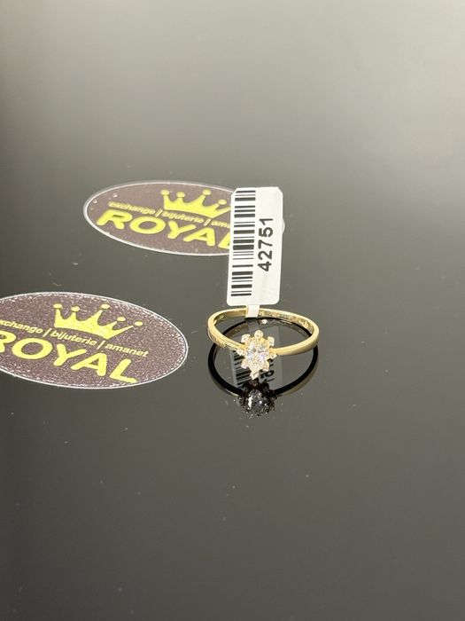 Bijuteria ROYAL : Inel AUR 14K NOU / 1.62 GR