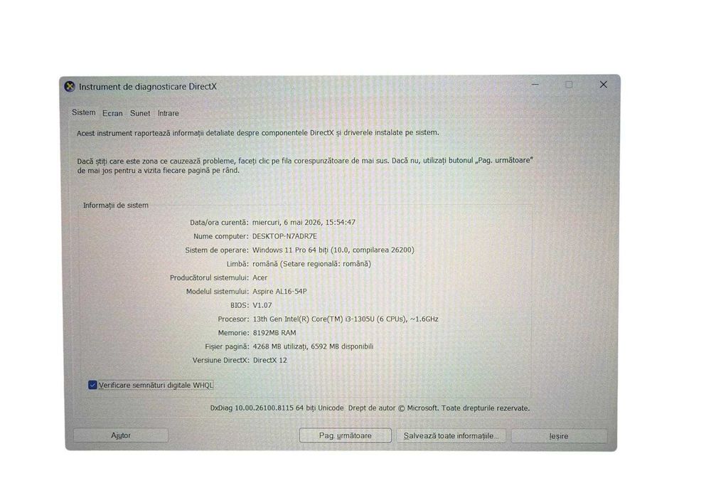 Acer Aspire Lite 16 i3 13Th Gen / Amanet Cashbook Colentina