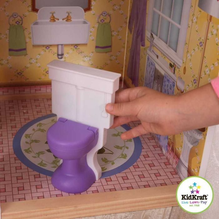 Casuta de papusi Magnolia KidKraft cu sunete si lumini