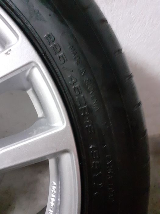 Джанти VW 5x112  с летни гуми 18 цола