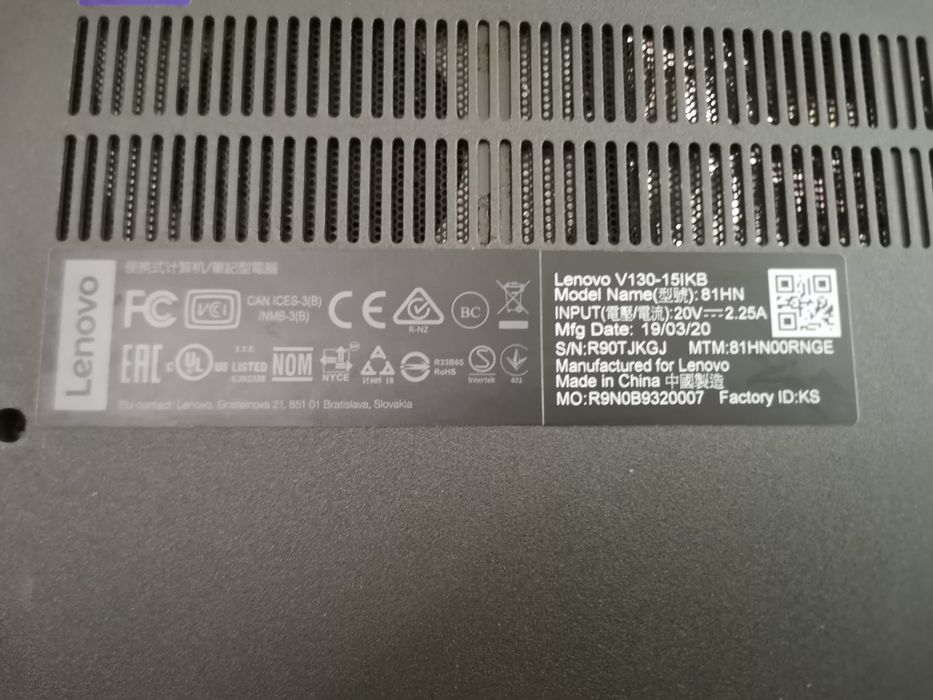 Lenovo V130 15IKB, 15,6 inch