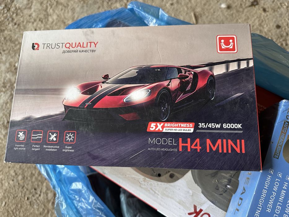 LED линзы H4 формат