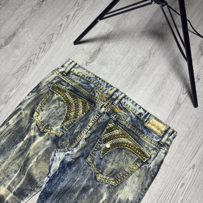 Vintage ROBIN acid wash jeans