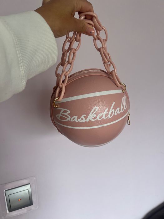 Чанта розова топка