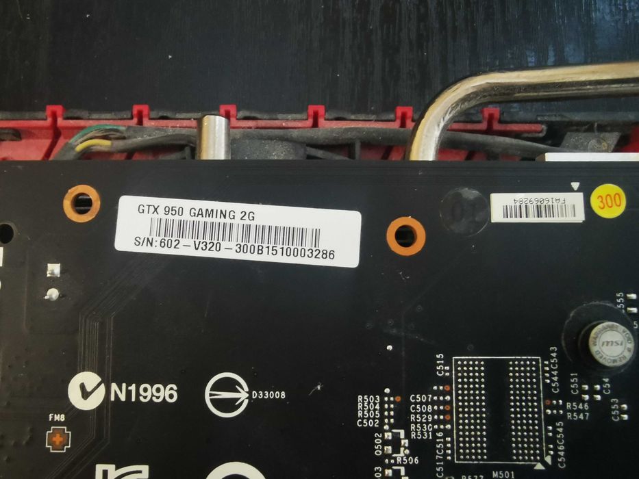 Видео карта MSI GeForce GTX 950 GAMING 2G (2GB GDDR5)