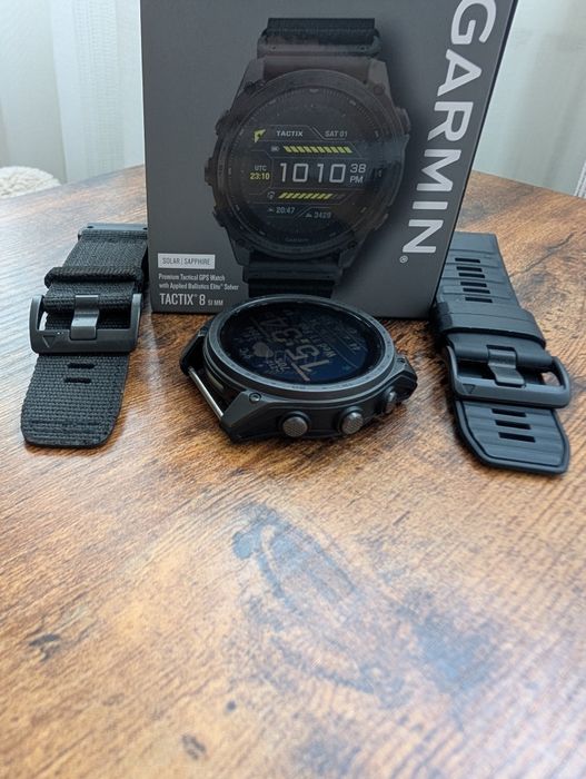 Garmin Tactix 8 Solar Sapphire Titanium 51 mm Ballistics Elite