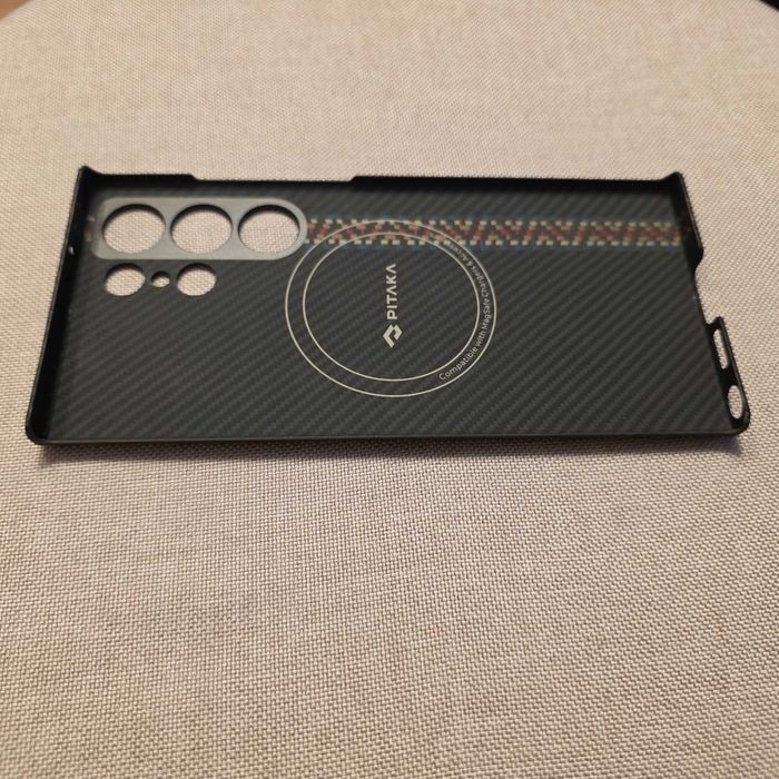 Husa PITAKA MagEZ 3 Galaxy S23 Ultra 600D Aramida MagSafe Rhapsody