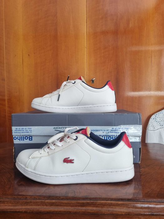 adidasi Lacoste piele originali