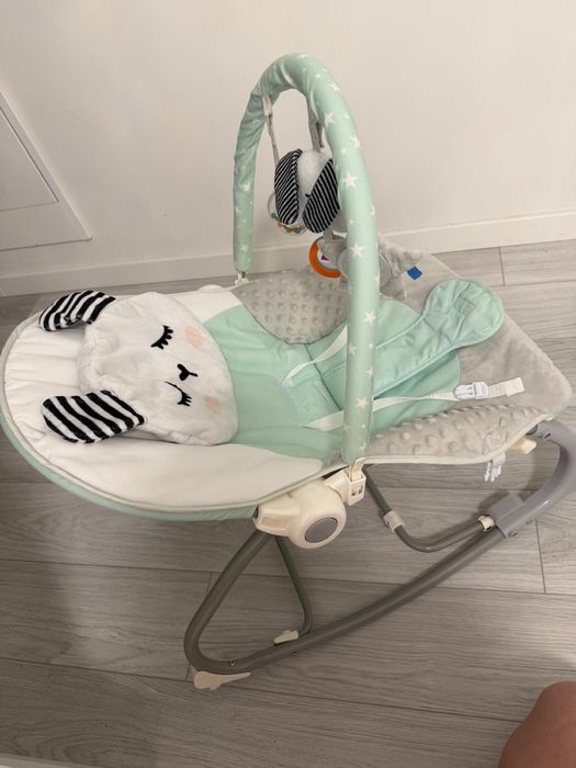 Balansoar 3 in 1, cu vibratii calmante, pentru bebelusi 0-18 kg,