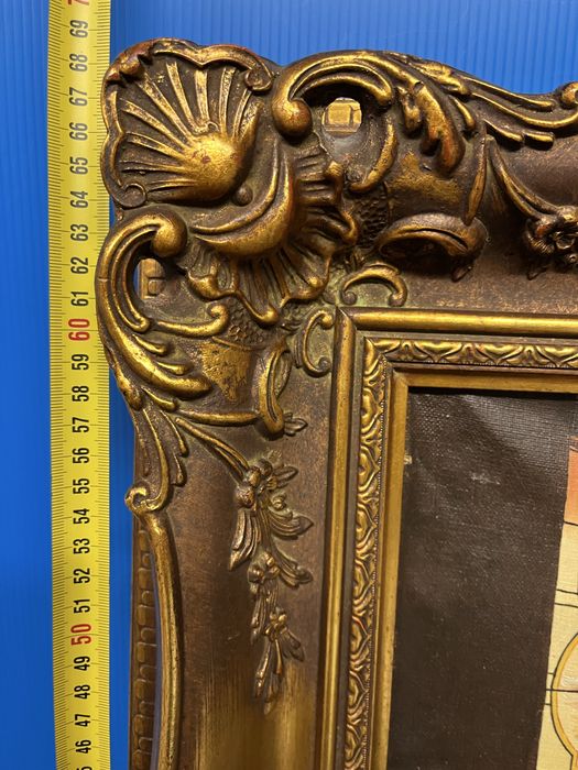 Стара картина “The Glass of Wine” по Johannes Vermeer