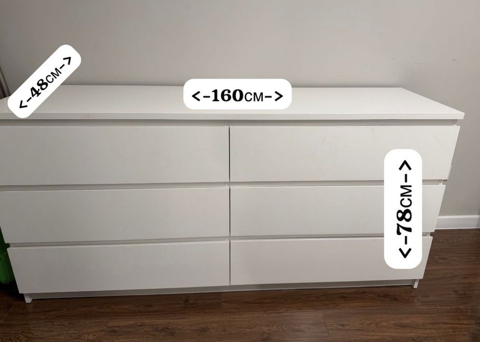 Комод Икеа ( IKEA MALM)