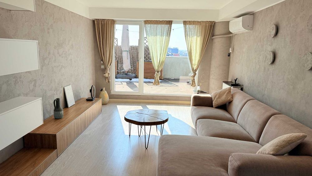 Apartament 2 camere | Terasa 26 mp | Complex cu piscina | Comision 0