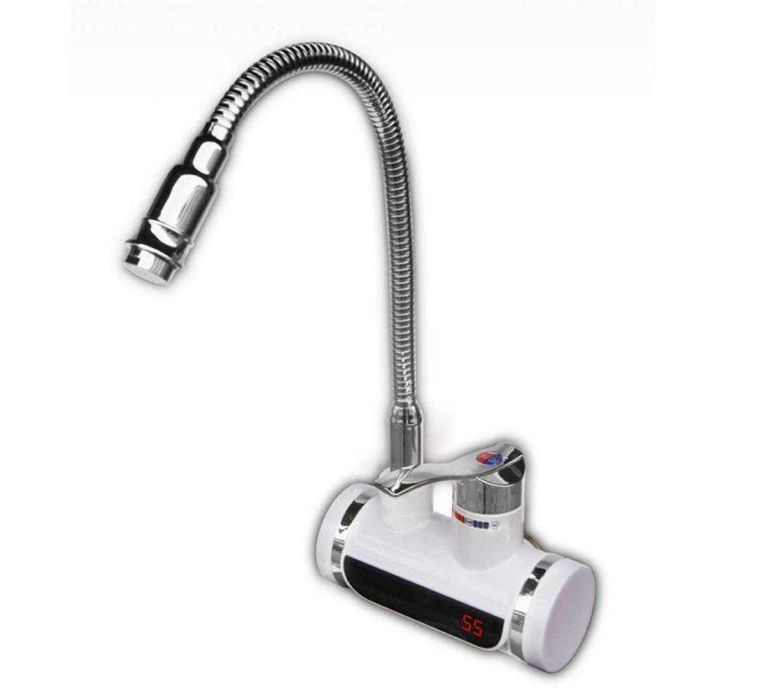 Смесителна батерия за вода LZ-008CW, хоризонтална, нагревател,3000W