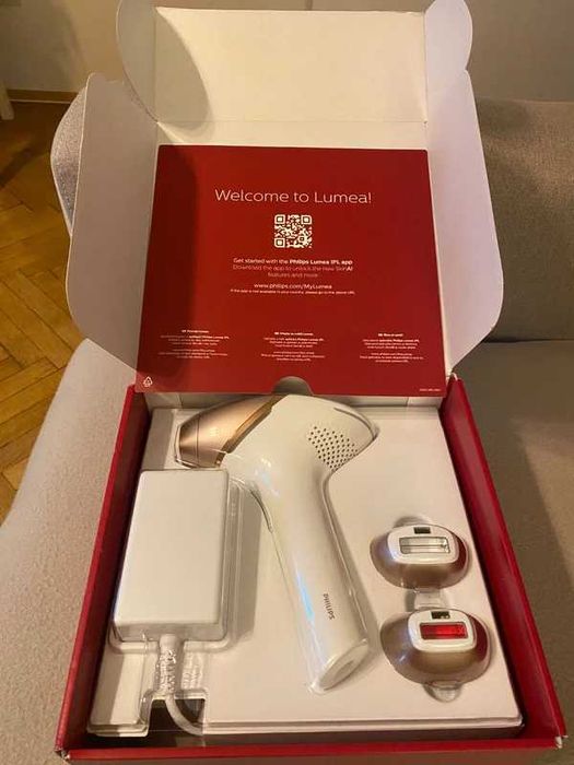 Philips Lumea IPL 9900 BRI973/00 – folosit 2x, accesorii complete, factura