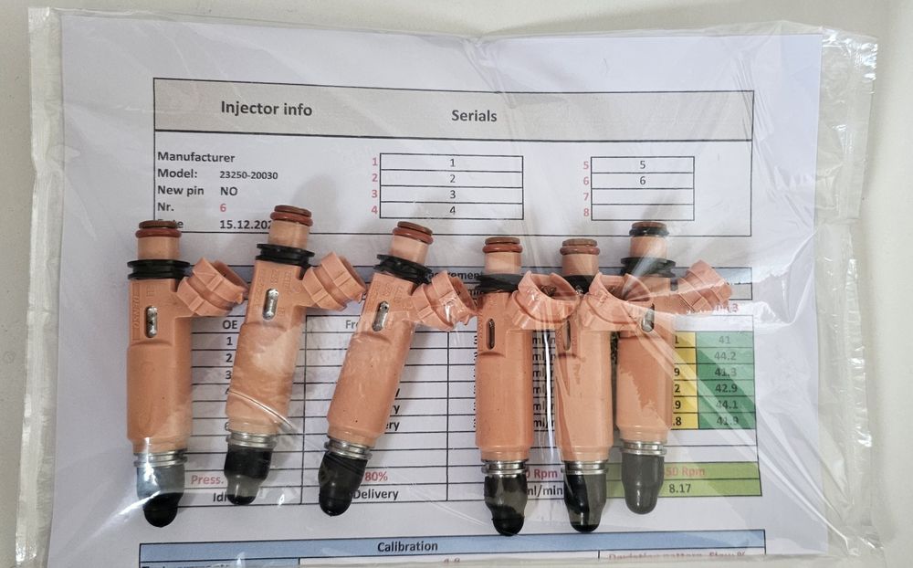 Injectoare BMW 320i benzina reconditionate /  injectoare benzina BMW 320i set reconditionate  orice index !
