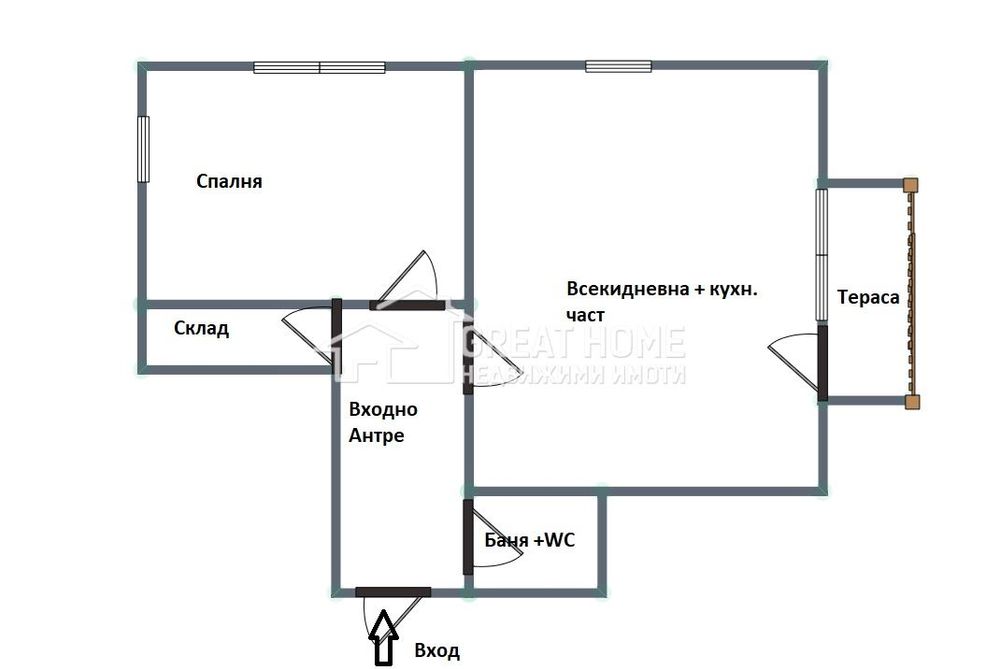 Продава се Двустаен апартамент в Търговище, Център - 73 кв.м за 1013 €/кв.м - Снимка #8