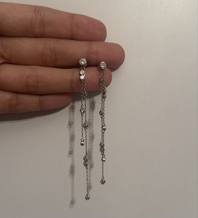 Серьги серебро 925