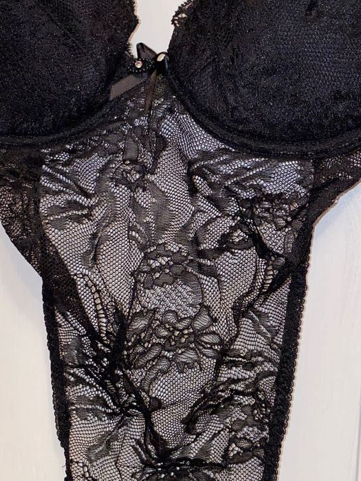 Body dantela neagra Jolidon