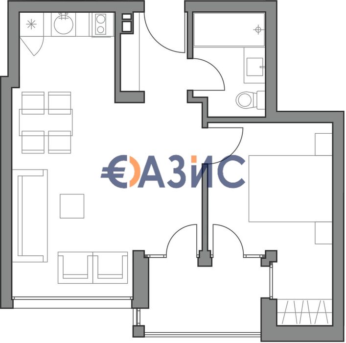 Продава се Двустаен апартамент в Обзор - 57 кв.м за 1562 €/кв.м - Снимка #12