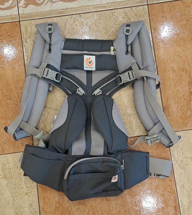 Ергономична раница Ergobaby Omni 360 Cool air carbon grey