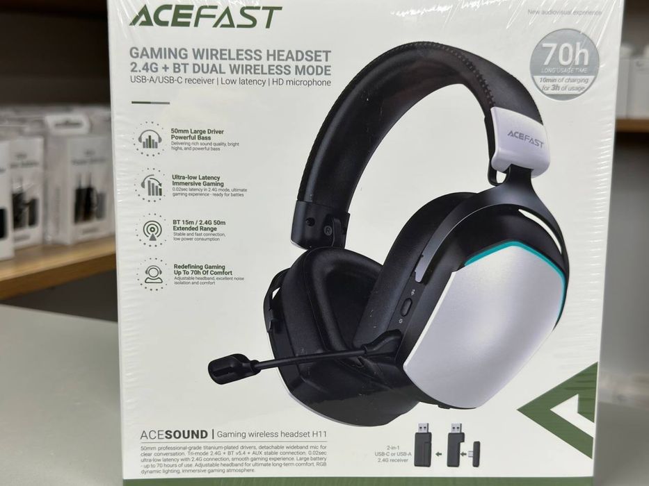 Gaming headphone H11 acefast naushnik