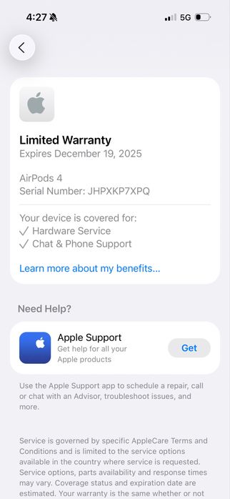 AirPods 4 cu ANC – Originale, garanție Apple