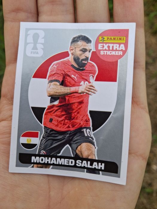 Extra stiker Mohamed Salah silver