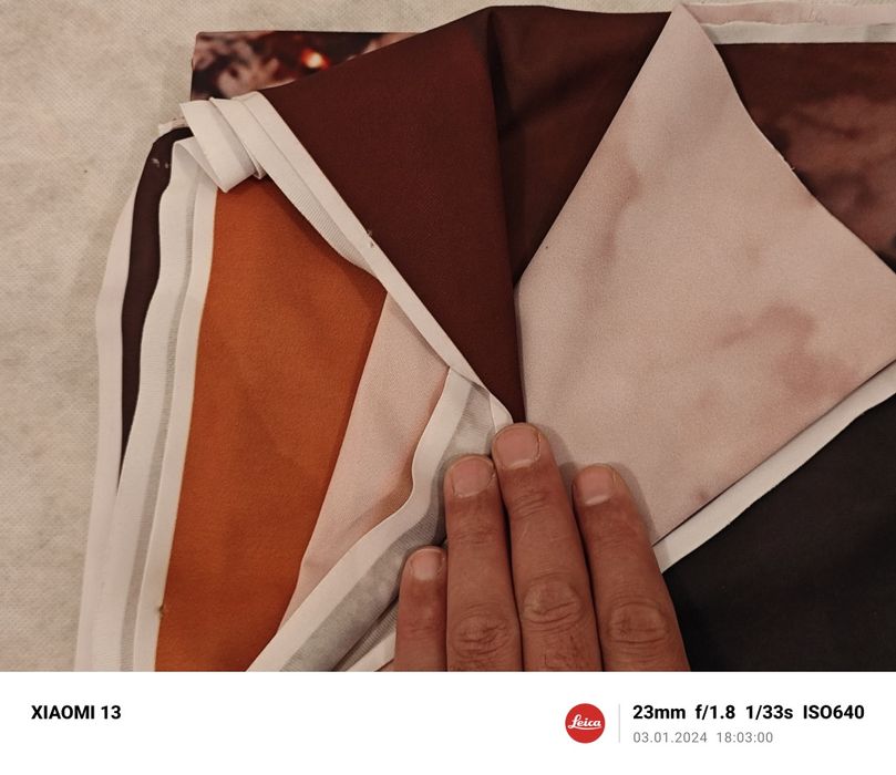 Коледен фон от текстил полиестер