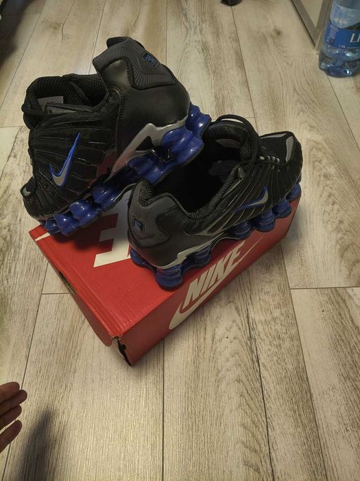 Nike Shox TL Negru-Albastru (43) FULLBOX | Livrare rapida cu verificare