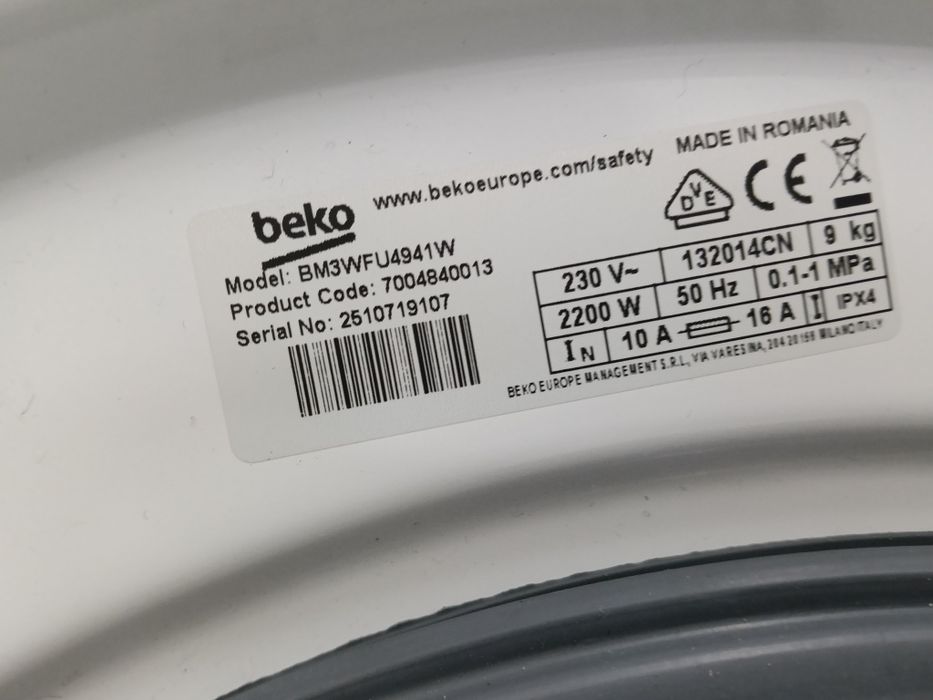 Mașină de spălat rufe Beko 9 kg