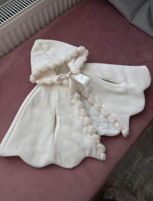 Capa fetite floare - ivoire